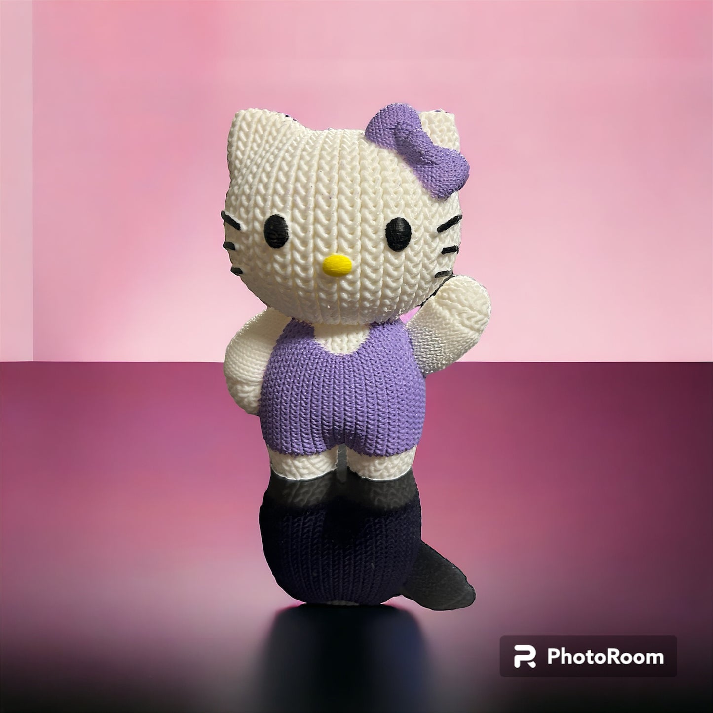 3D Printed Knitted Buddy "Hello Kitty"