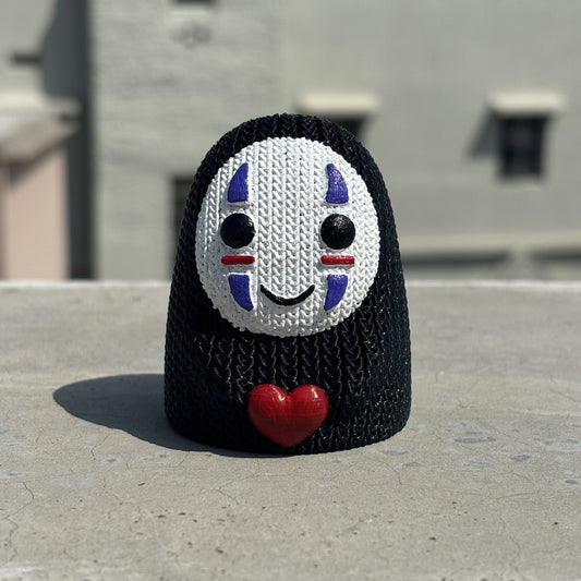 3D Printed Knitted Buddy "Kaonashi"
