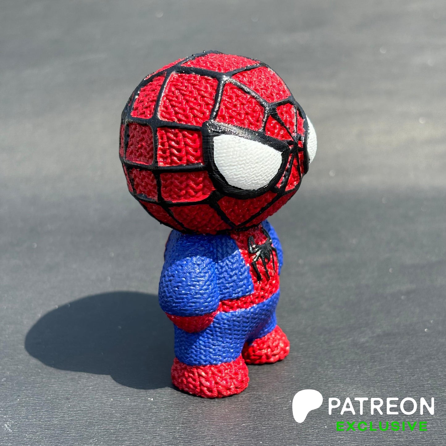 3D Printed Knitted Buddy "Spiderman"