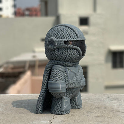 3-D Printed Knitted Buddy "Mandalorian"