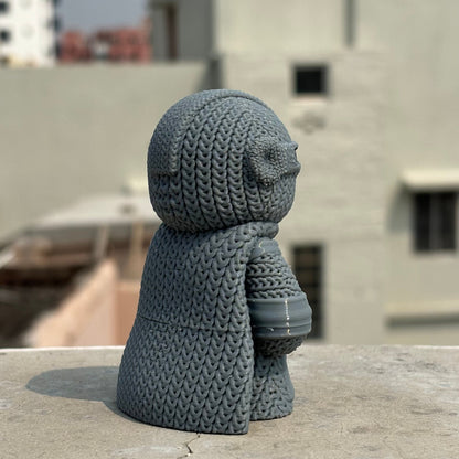 3-D Printed Knitted Buddy "Mandalorian"