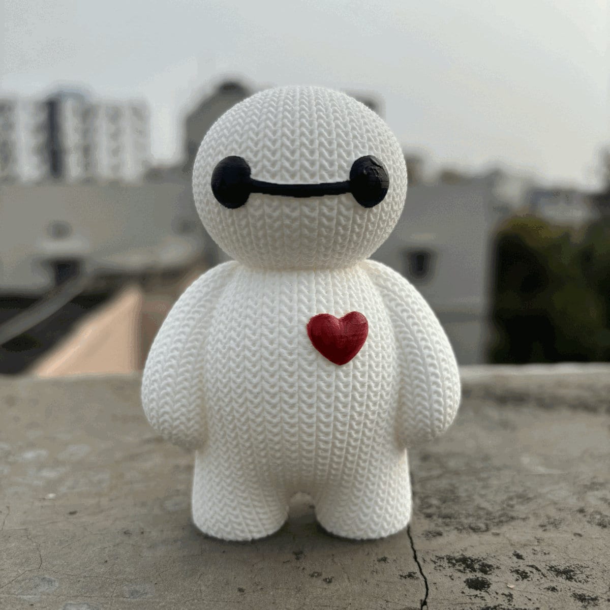 3D Printed Knitted Buddy "BayMax"