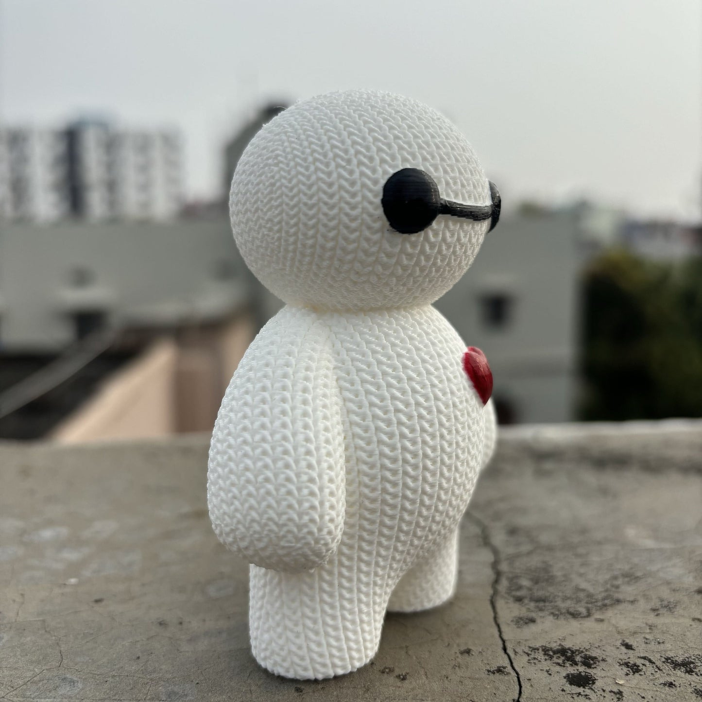 3D Printed Knitted Buddy "BayMax"