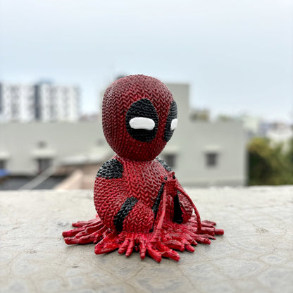 3D Printed Knitted Buddy "Dead Pool"