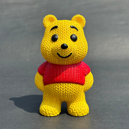 3D printed Knitted Buddy "Pooh"