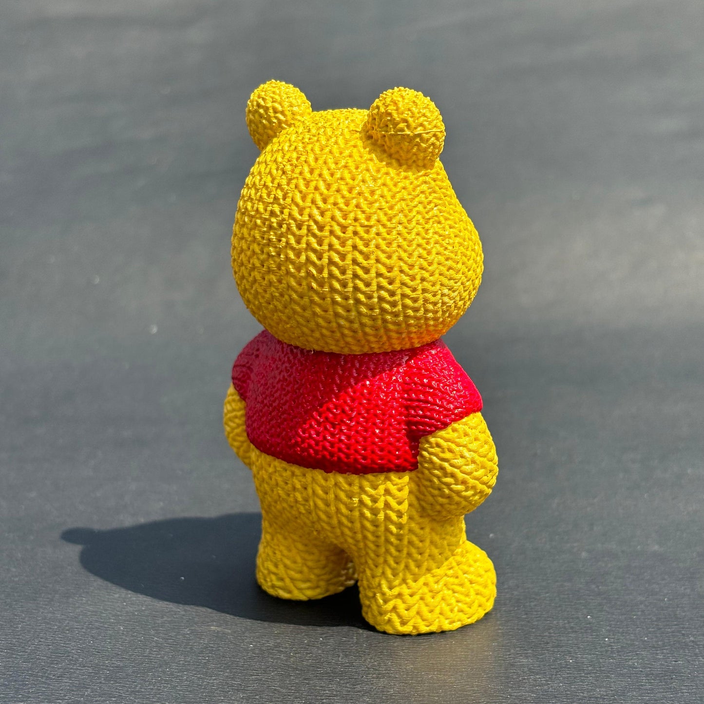 3D printed Knitted Buddy "Pooh"