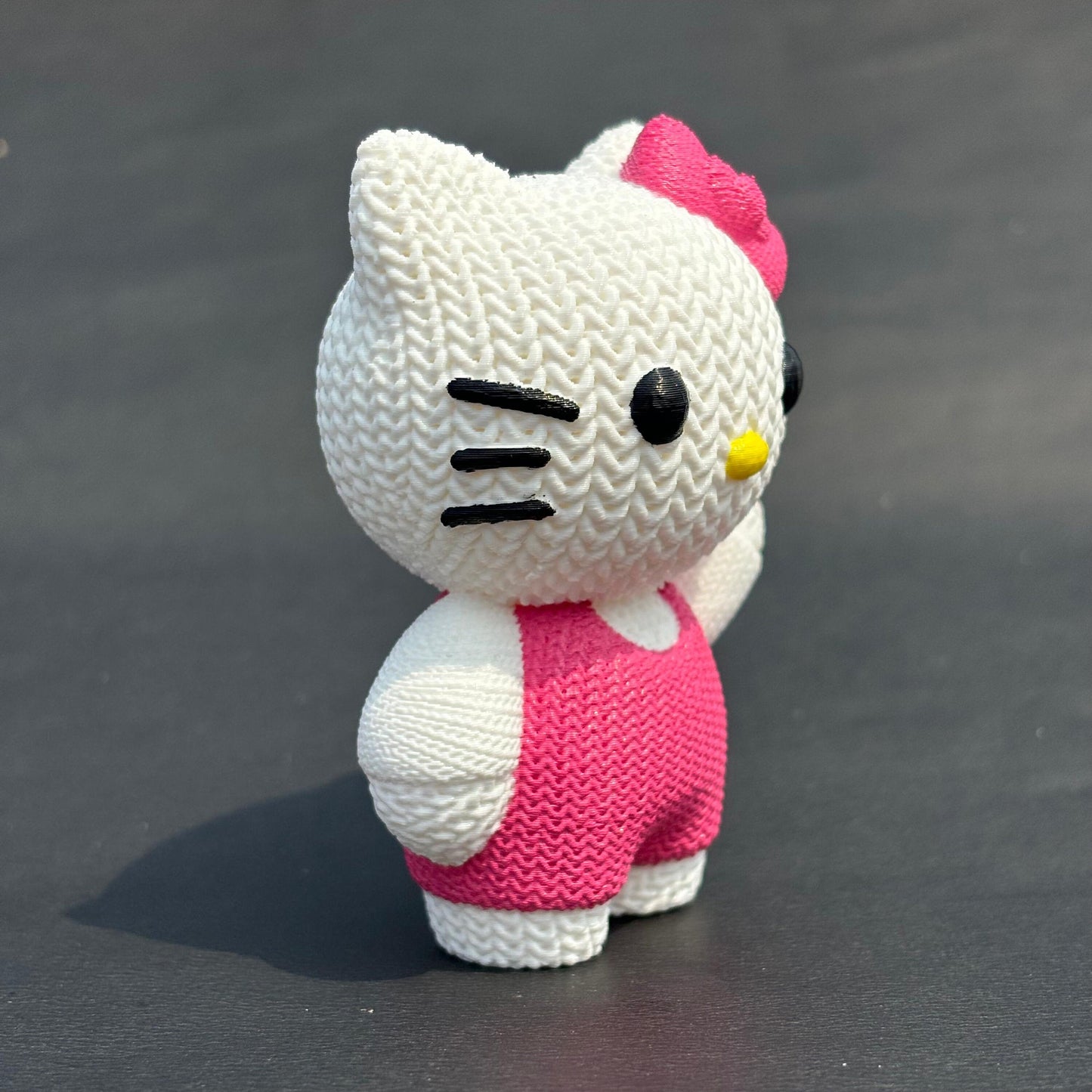 3D Printed Knitted Buddy "Hello Kitty"