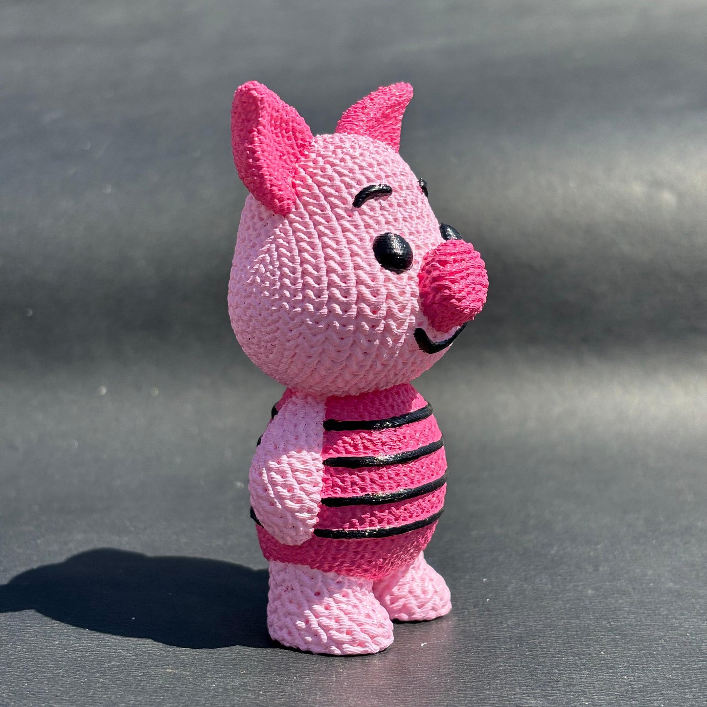 3D Printed Knitted Buddy "Piglet"