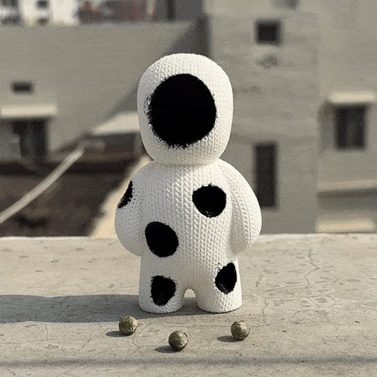 3-D printed Knitted "Spot" into the spiderverse