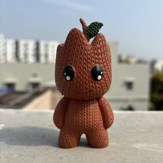 3D Printed Knitted Buddy "Groot"