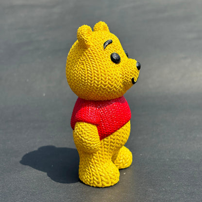 3D printed Knitted Buddy "Pooh"