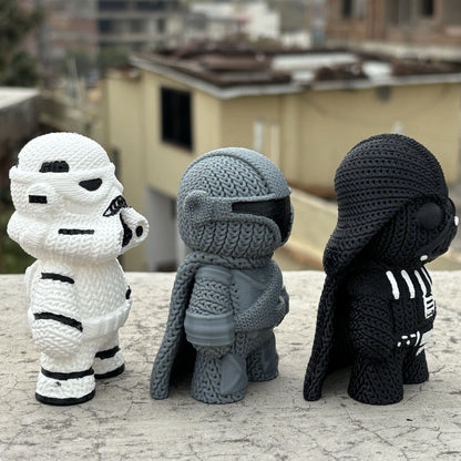 3-D Knitted Buddy "Star Wars bundle"