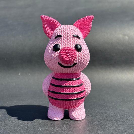 3D Printed Knitted "Piglet"