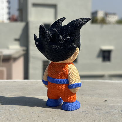 3-D Printed Knitted Buddy “Goku”